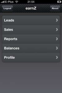 new startpage with reports